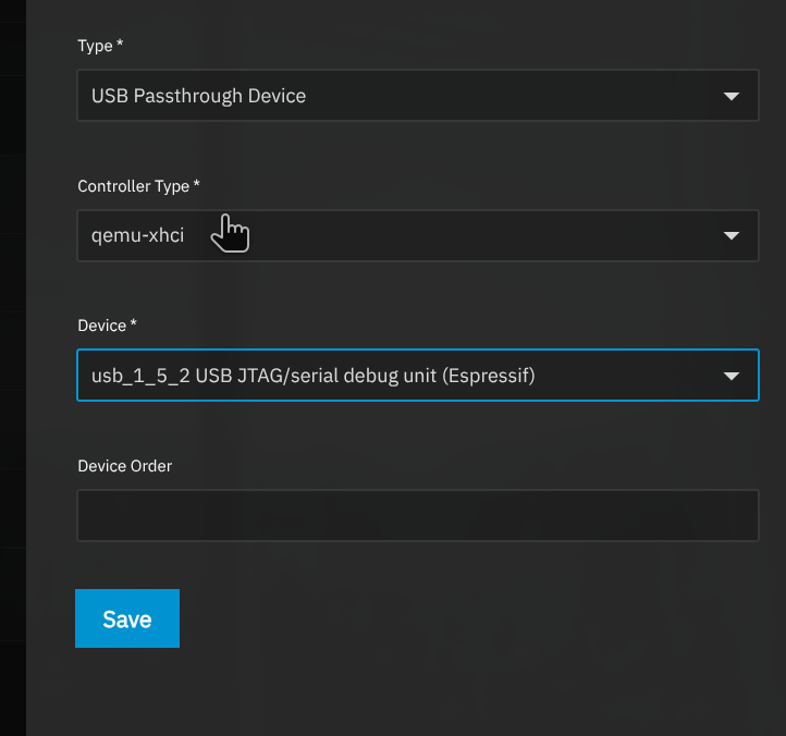 truenas vm usb passthrough